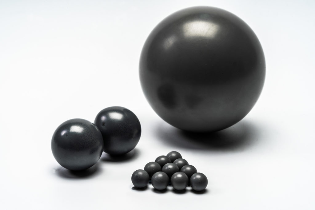Silicon nitride balls and milling media