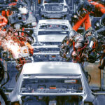 Robotic automotive assembly line