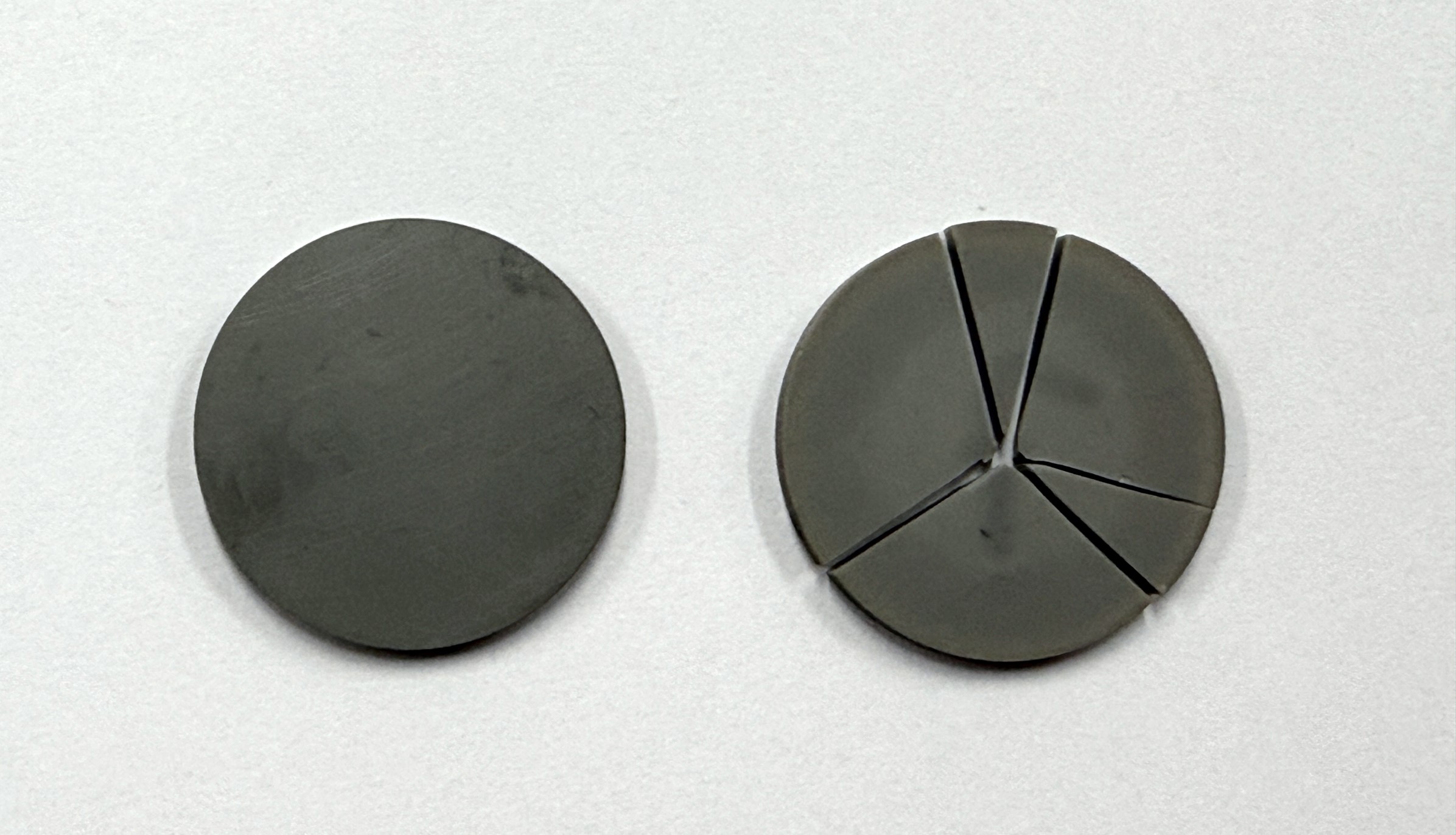 Biaxial test discs